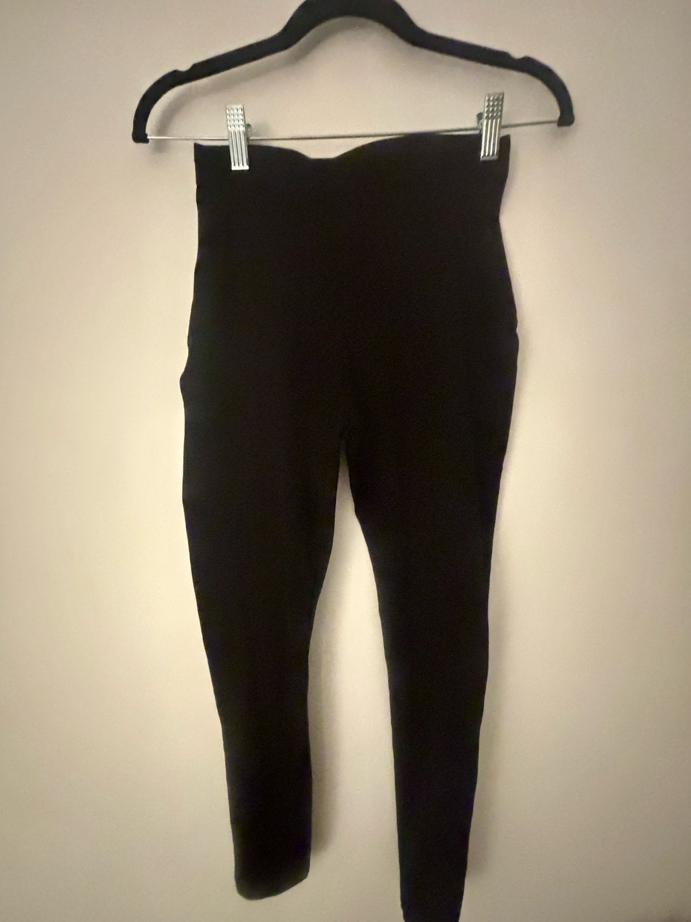 Black High-Waist Women’s Ponte Leggings/ pants